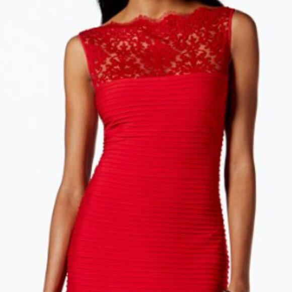 Tasdashi Shoji red full length dress - Picture 2 of 10